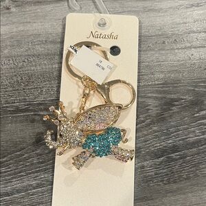Elephant Rhinestone Keychain
